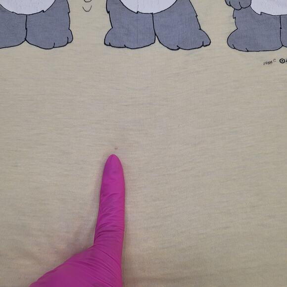 Vintage 1986 Koala Bear Shirt Womens XL 22x26 Yellow - Picture 8 of 16